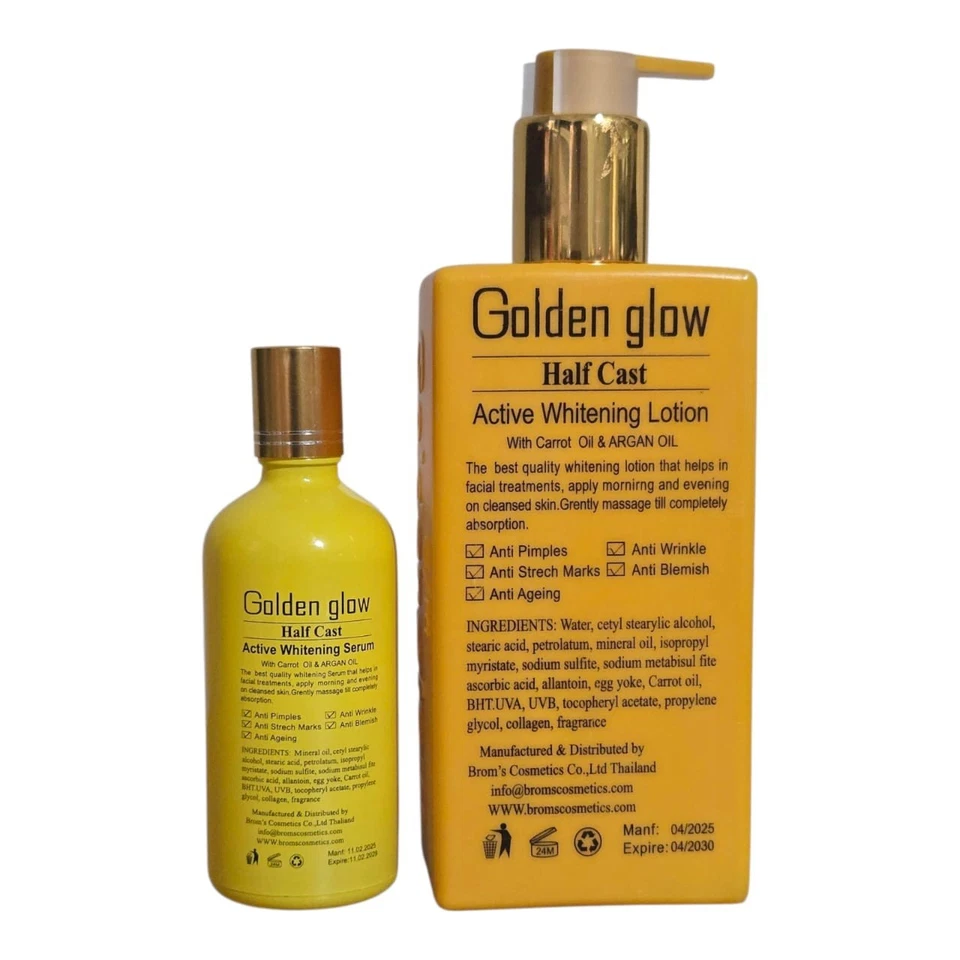 Loción corporal Golden Glow Skin Intensive H-C 500 ml y suero Foto 2 de 4