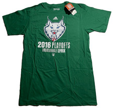 WNBA Adidas Minnesota Lynx 2016 Playoffs T-Shirt – Green – Men’s Size M – NEW