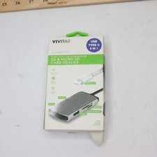Vivitar Mac  PC USB Reader 3.4"H x 6.2"W x 1.3"D VIV-RW-7206