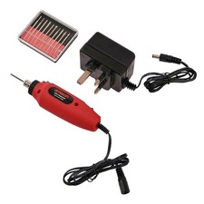 Mini Engraving Kit Engraver Tool +10 Bits Glass Ceramic Metal Security Etching