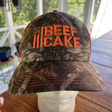 Beefcake Realtree Baseball Cap Multicolor One Size Adjustable Camouflage Cotton