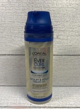 L'Oreal Hair Expert Paris Ever Curl Sculpt & Hold Cream-Gel 5 oz NO LID