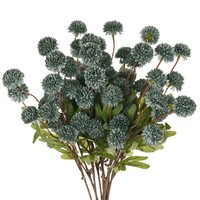 "12Stk. 20\" 5-Kopf Seiden-Chrysanthemen FüR Zuhause/Hochzeit [Dunkelblau]"