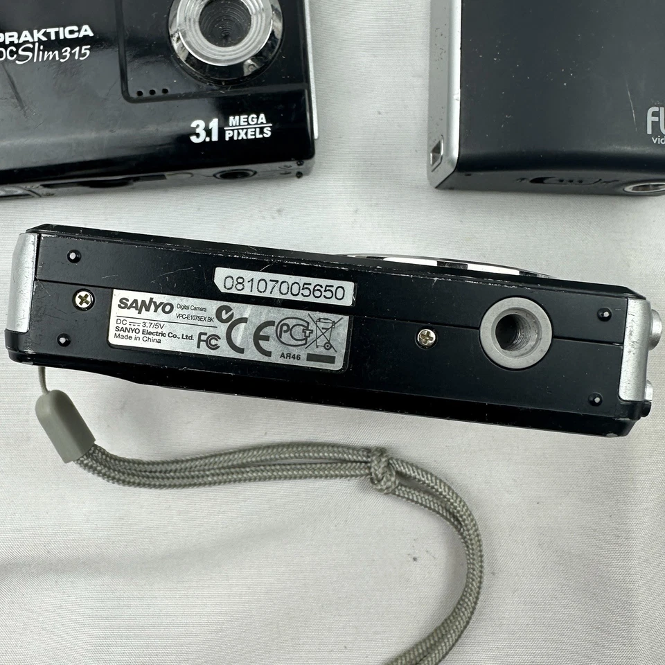Lote de 5 cámaras digitales Praxis, Cisco, Sanyo, Hitachi, Vivitat Foto 3 de 4