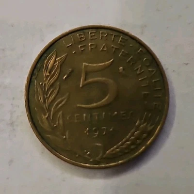 5 Centimes Marianne 1977 République Française Liberté Égalité Fraternité - Photo 1/2