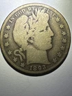 Better date 1893-O New Orleans Mint Silver Barber Half Dollar