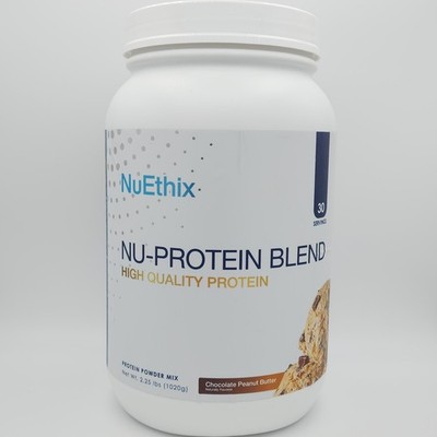 NuEthix Formulations Nu-Protein Blend - Chocolate Peanut Butter, 2.25 LB Tub