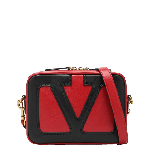 VALENTINO GARAVANI Viva Superstar Red/Black Crossbody Bag New & Authentic