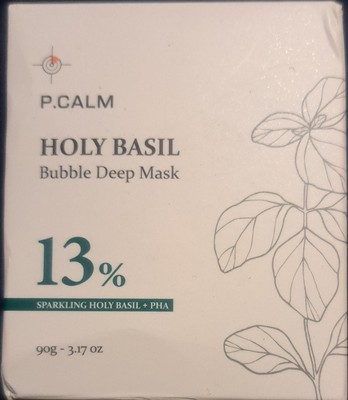 P.Calm Holy Basil Bubble Deep Mask