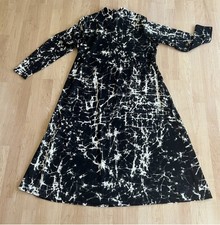 NWOT RACHEL COMEY X TARGET BLACK AND WHITE PAINT SPLOTCH DRESS 1X