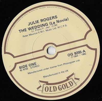 The Wedding (La Novia) / Julie Rogers / Amanda / Stuart Gillies EX