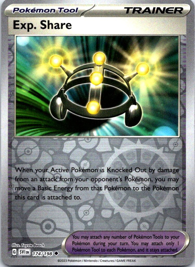 Pokemon TCG SV01: Scarlet & Violet Exp. Share 174/198 Uncommon Reverse Holo