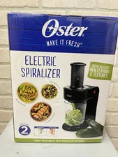 Oster Electric Spiralizer Kitchen Vegetable Noodle Black Machine MK12