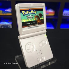 White on White Nintendo Game Boy Advance GBA SP IPS Screen And USB-C 