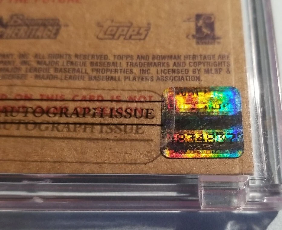 ALBERT PUJOLS CERTIFICADO AUTOMÁTICO #1/1 2006 BOWMAN HERANÇA PEÇAS DE GRANDEZA *LEIA* - Imagem 2 de 4