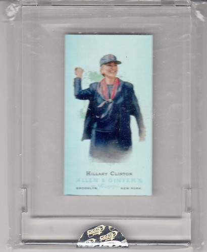 2008 eTopps A & G Mini Hillary Clinton #1 Presidential Candidate 756/999