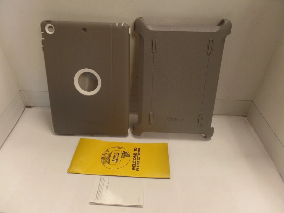 Funda Resistente Serie OtterBox Defender iPad Air 1 Glaciar (Gris/Blanco) Foto 4 de 4