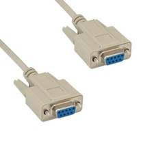 10pc 10' DB9 9Pin Female to Female Cable 28AWG Serial RS232 Shielded Straight