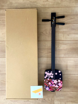 Shamisen Giapponese Suzuki Kaede MS-8 Hosozao – Nuovo, Strumento Musicale Tradizionale