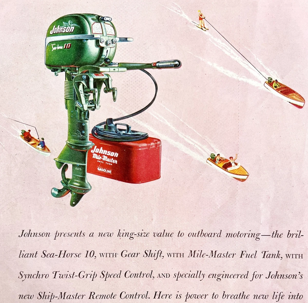 Bateaux de France : Moteur Johnson Sea Horse 25cv