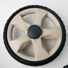 Graco Stylus Single Stroller Rear Wheel Tire Hardware Beige OEM Replacement Part