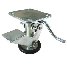 5" Floor Locks Brake with Non-Slip Rubber Foot for 5" x 2" Casters - 1 EA