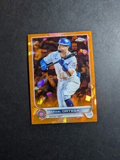 2022 Topps Chrome Sapphire - #358 Rafael Ortega Orange Refractor /25