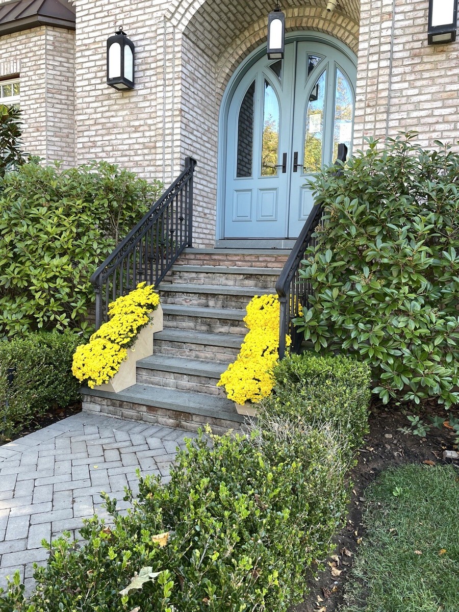 Step Planter Brownstone Home Front Door Stairs Wood Flower Pot Brand New  Wooden | eBay