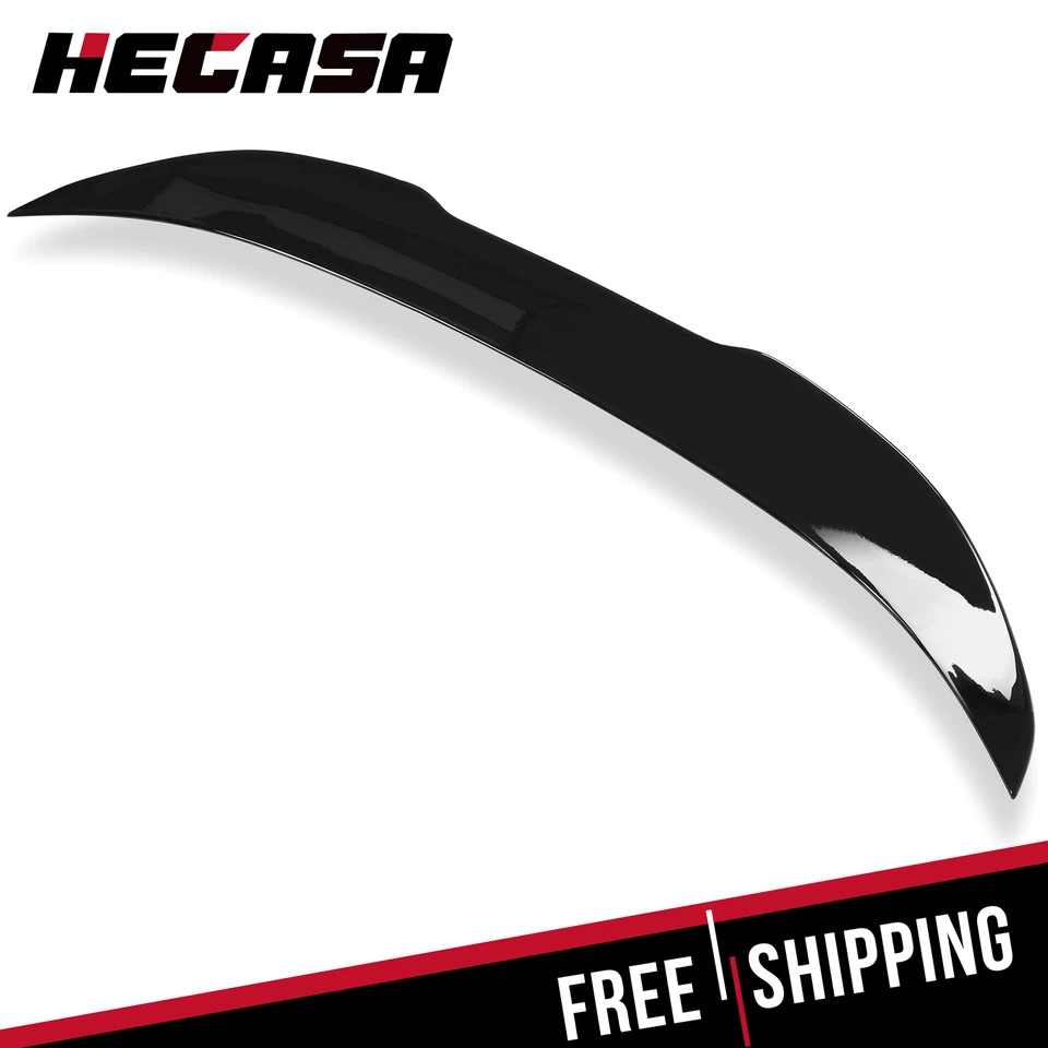 FOR 11-17 BMW 5 Series F10 535i 535d 550i M5 Gloss Black PSM Style Rear Spoiler Foto 4 de 4