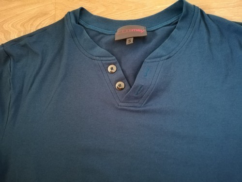 NEU+++mey- Marken-Langarm-Schlafshirt, Gr. S, blau - Bild 5 von 5