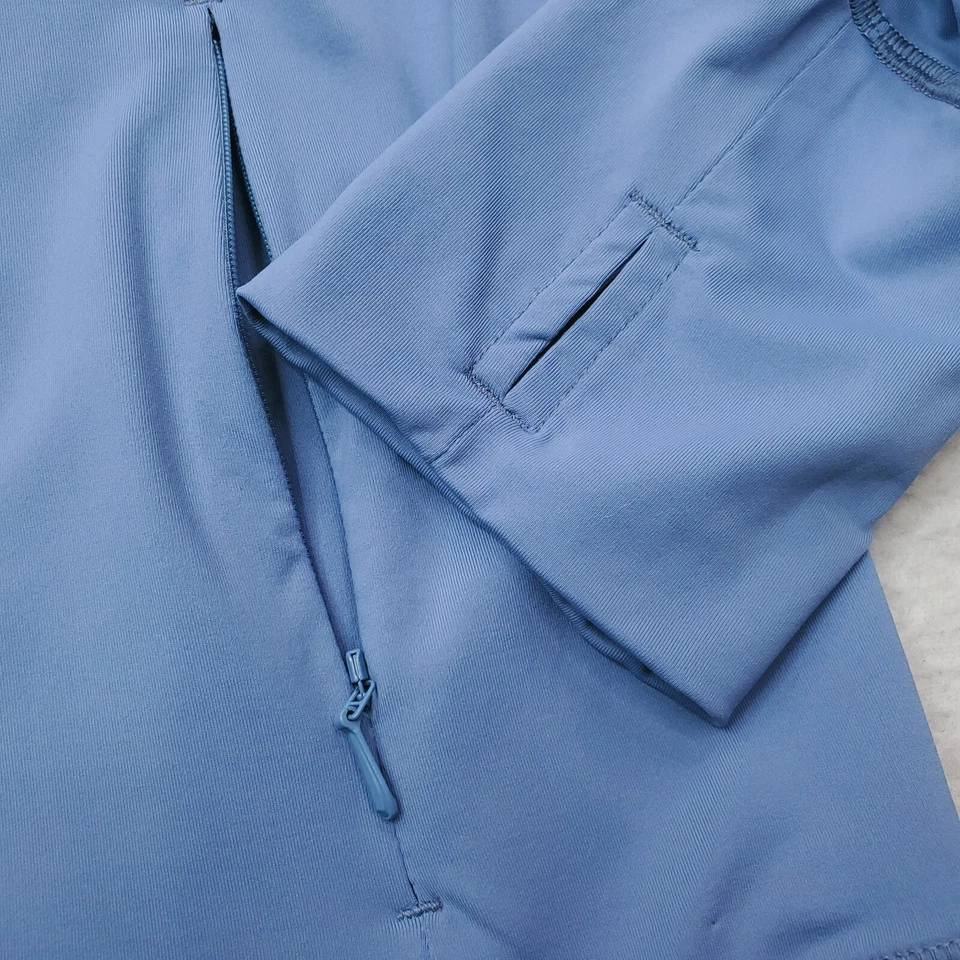 Kuhl Sudadera con Capucha Mujer Azul Medio Cremallera Completa Chaqueta Ligera Manga Agujero para el Pulgar Foto 3 de 4