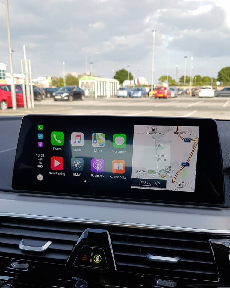 BMW Fullscreen Carplay Activate Via USB or cable G30 G01 G11 F30