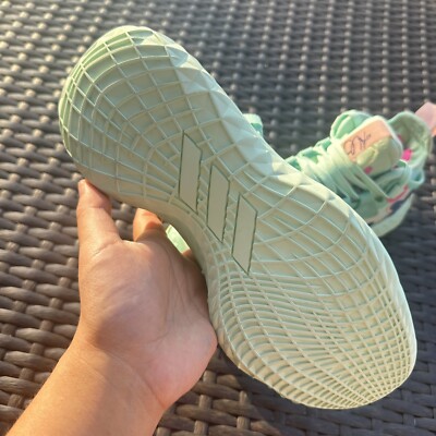 Adidas Harden Vol. 5 J Support Clear Mint Kid's Athletic Shoes