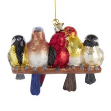 Noble Gems  Glass Songbirds Ornament NBX0018 w