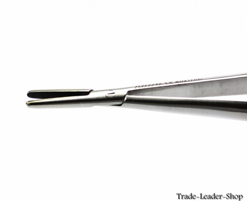 Castroviejo Needle Holder 18 cm straight with lock TC gold suture surgical NATRA - Picture 7 of 7