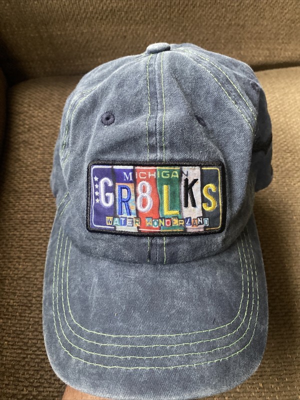 michigan water wonderland Gr8Lks(Great Lakes ) Hat 