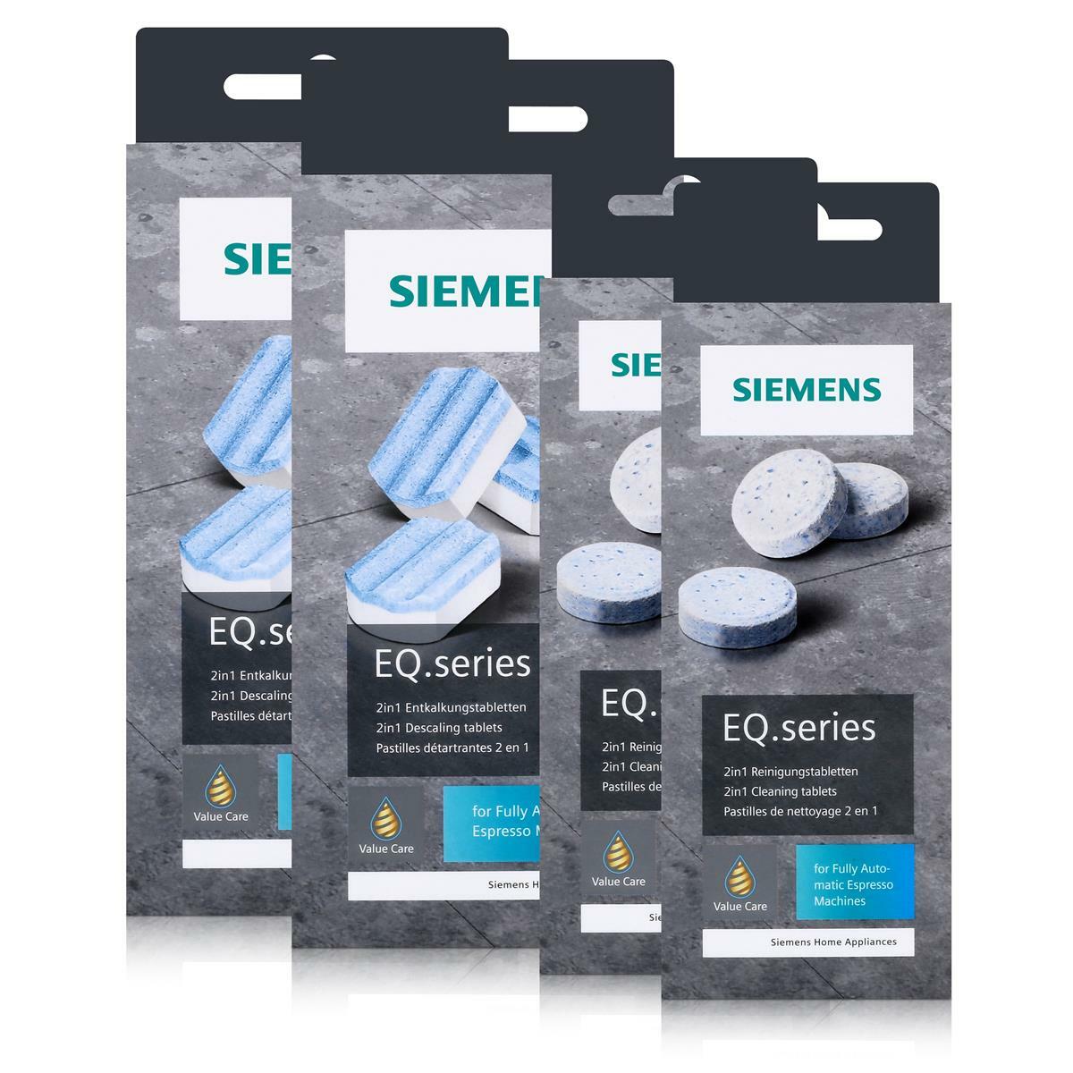 Siemens EQ.Series Care Kit – Descaler TZ80002A, Water Filter & Cleaner Tabs – For EQ.3 To EQ.900