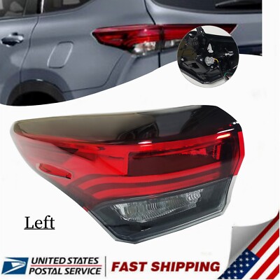 Tail Light Left Driver Side Rear Brake Lamp For 2020 2021 Toyota Highlander