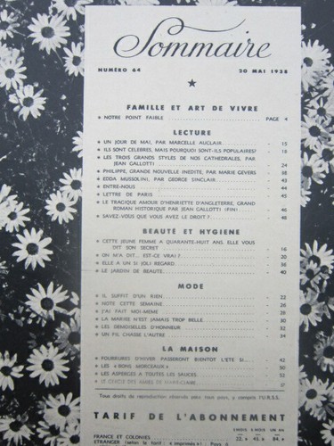 Marie Claire No. 64 20 May 1938 - Picture 3 of 3