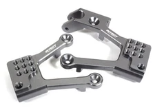 Machined Alloy Front Shock Towers for Axial 1/10 SCX10 II 6X6 Off-Road - Gun