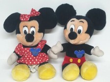 Vintage Original Walt Disney World Mickey Minnie Mouse Plush Stuffed Toy