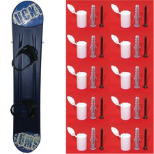 Snowboard Wall Mount Snowboard Wall Mount Hanger Display Storage Rack 10/PK