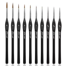 Warhammer 40K/Age of Sigmar Miniature Paint Brushes 10pcs Set
