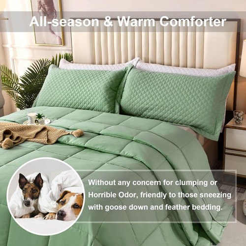 New-Oversized California King Comforter Set 120x120, Extra Large King Size Quilt - Picture 5 of 5