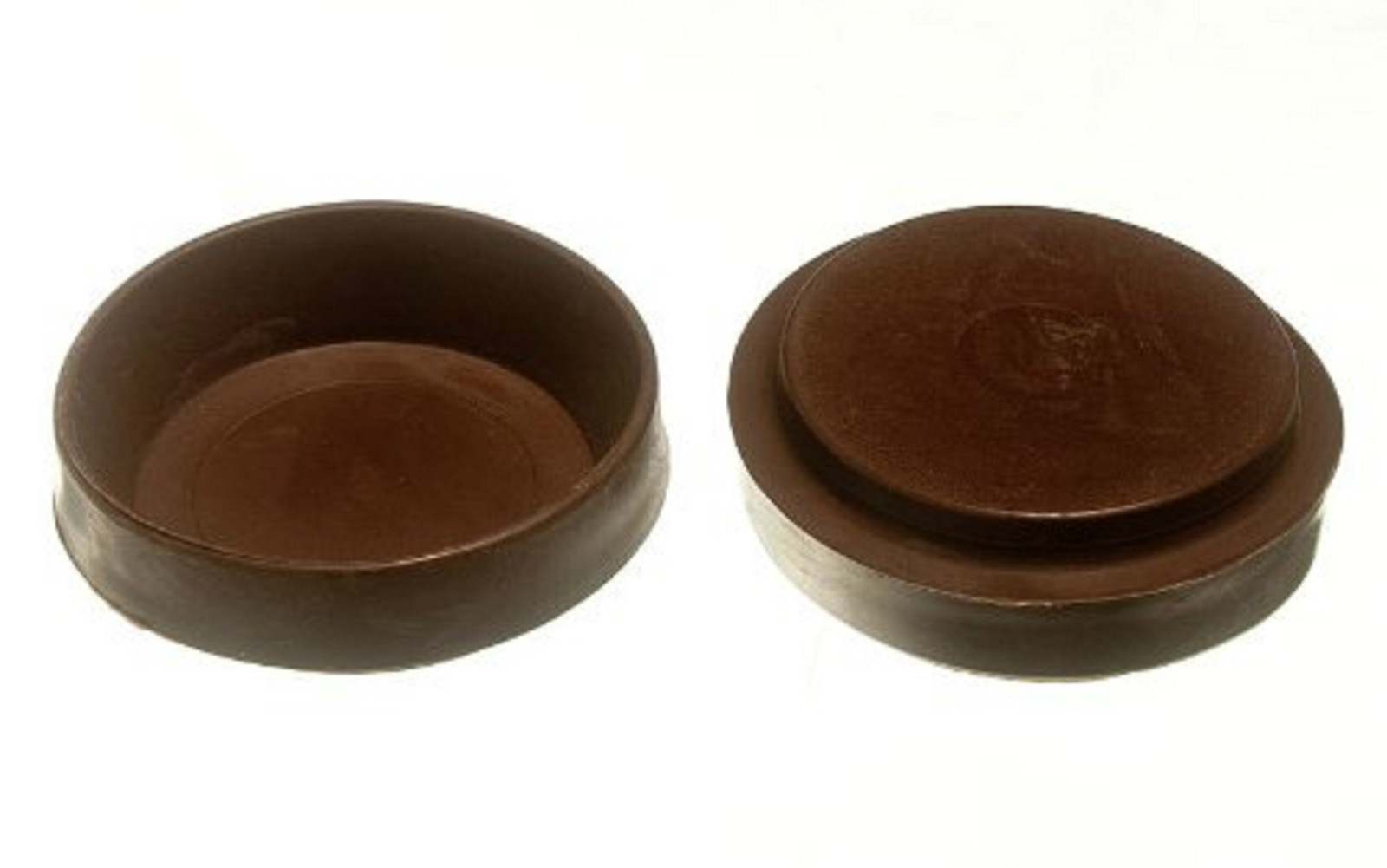 CASTOR CUPS FURNITURE FLOOR PROTECTOR GLIDES RUBBER NON SLIP 60MM Pack of 4