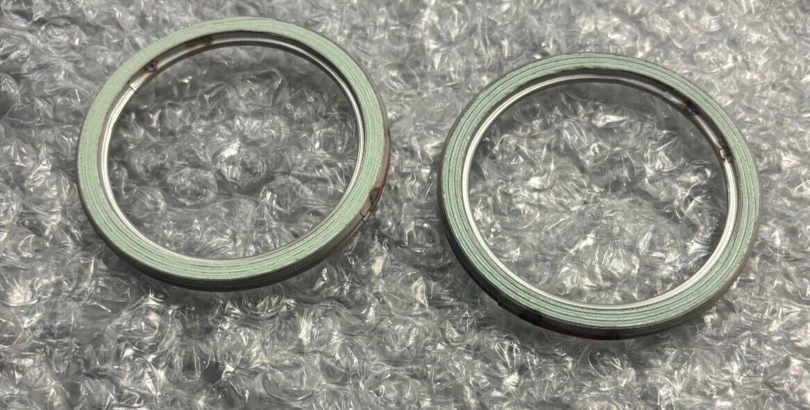 Genuine Toyota 3SGE exhaust manifold collector crush ring gaskets ( pair ) rev3 eBay