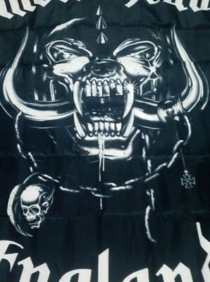 Motorhead England Flag 30x42
