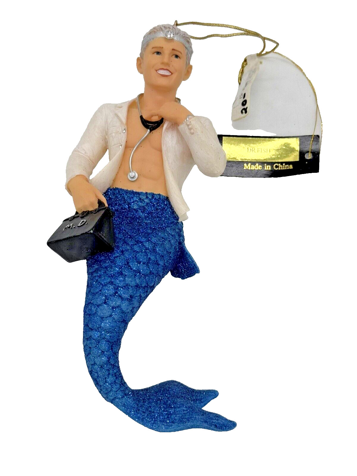 December Diamonds Dr Fish 2006 #55-90319 Rare Retired Collectible Xmas Ornament