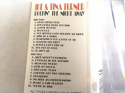 Ike & Tina Turner - Rockin' The Night Away - Rare 21 track - NM - Cassette - Foto 5 di 5