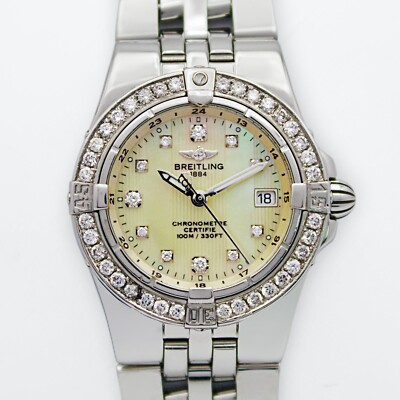 Breitling Starliner Chronometre A71340 30mm MOP Dial Custom  display picture 2